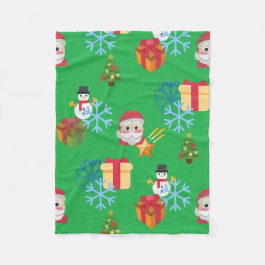 kerst emoji deken (Voorkant)