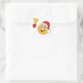 **KERST EMOJI** STICKERS ZEGT "VROLIJK KERSTFEEST (Tas)