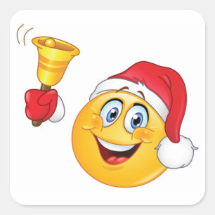 **KERST EMOJI** STICKERS ZEGT "VROLIJK KERSTFEEST