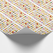 kerst emojis cadeaupapier (Hoek)