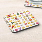 kerst emojis drankjes onderzetter (Linkerzijde)