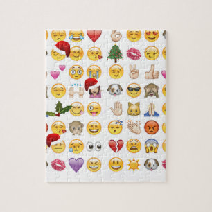 kerst emojis legpuzzel