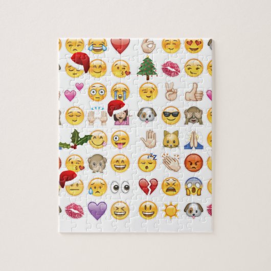 kerst emojis legpuzzel (Verticaal)