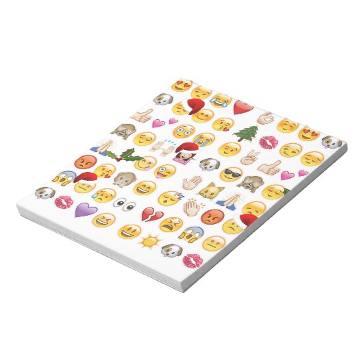 kerst emojis notitieblok (Linkerzijde)