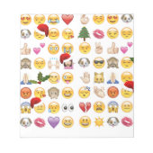 kerst emojis notitieblok (Voorkant)