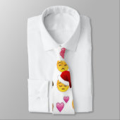 kerst emojis stropdas (Gebonden)