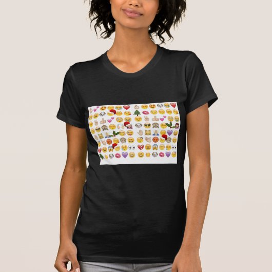 kerst emojis t-shirt (Voorkant)