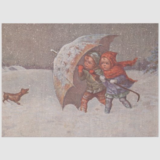 Kerst Emphera Serie Design 10 Tissuepapier (Voorkant)