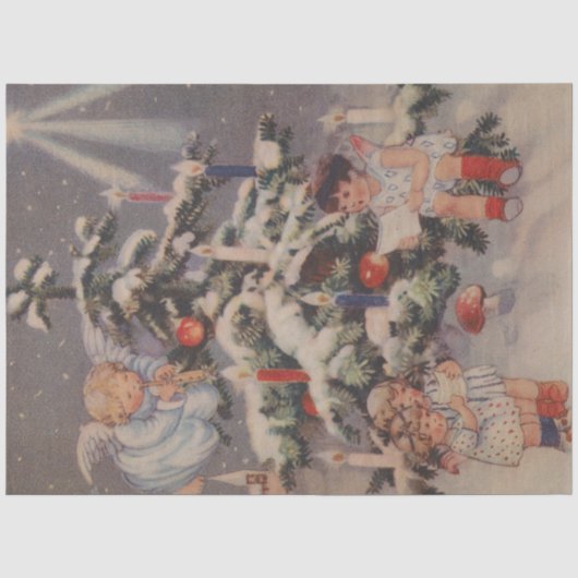 Kerst Emphera Serie Ontwerp 1 Tissuepapier (Voorkant)