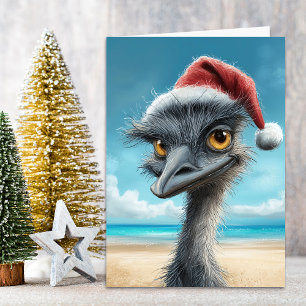 Kerst Emu Feestdagen Kaart