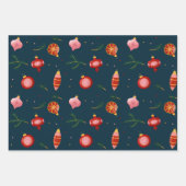 Kerst en Baby shower inpakpapier (Voorkant 2)