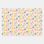 Kerst en Baby shower inpakpapier (Voorkant)