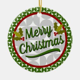 Kerst en Chanoeka Keramisch Ornament