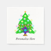 Kerst en Chanoeka Servetten (Voorkant)