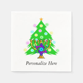 Kerst en Chanoeka Servetten