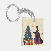 Kerst en de tovenaar sleutelhanger (Voorkant Links)