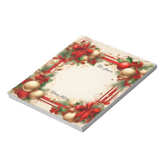 Kerst en Feestdagen Notitieblok (Linkerzijde)
