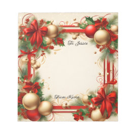 Kerst en Feestdagen Notitieblok