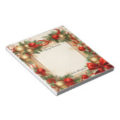 Kerst en Feestdagen Notitieblok (Schuin)