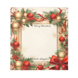 Kerst en Feestdagen Notitieblok