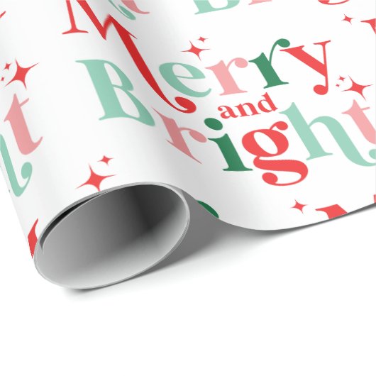 kerst en felroze rood cadeaupapier (Rol Hoek)