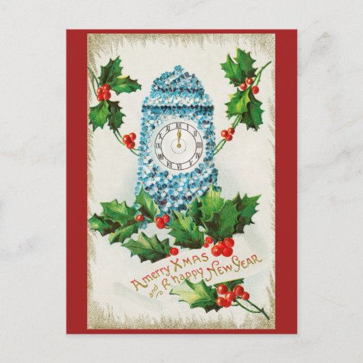  kerst en gelukkig nieuwjaar briefkaart (Voorkant)