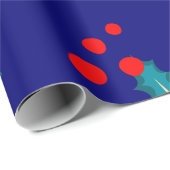 Kerst- en Holly-verpakkingspapier Cadeaupapier (Rol Hoek)