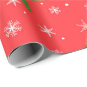 Kerst- en jaarpatroon cadeaupapier (Rol Hoek)