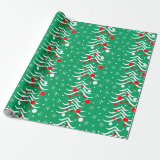 Kerst- en jaarpatroon cadeaupapier