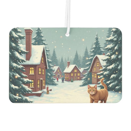Kerst en katten luchtverfrisser (Achterkant)