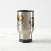 Kerst- en kerstversieringen met gouden en zilver e reisbeker (Center)