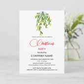 Kerst- en maretakdecoraties zakelijk kaart (Staand voorkant)