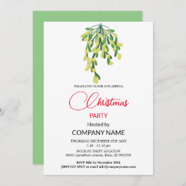 Kerst- en maretakdecoraties zakelijk kaart