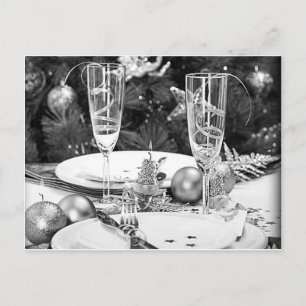 ***KERST EN NIEUWJAAR**** BRIEFKAART/UITNODIGING UITNODIGING BRIEFKAART