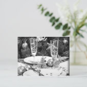 ***KERST EN NIEUWJAAR**** BRIEFKAART/UITNODIGING UITNODIGING BRIEFKAART (Staand voorkant)