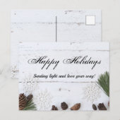 Kerst- en Nieuwjaarskaart Feestdagenkaart (Voorkant / Achterkant)