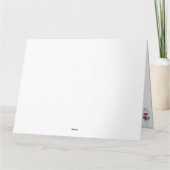 Kerst- en Nieuwjaarskaart Kaart (Achterkant)