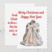 Kerst- en Nieuwjaarskaart Kaart (Voorkant / Achterkant)