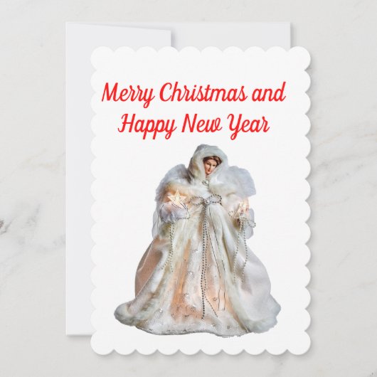 Kerst- en Nieuwjaarskaart Kaart (Voorkant)