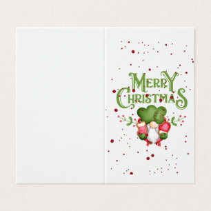 Kerst- en Nieuwjaarskaart met feestelijke groeten Kaart