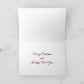 Kerst- en Nieuwjaarskaarten Kaart (Binnen)