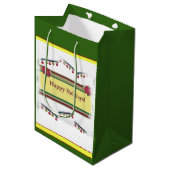 Kerst- en Nieuwjaarstassenset Medium Cadeauzakje (Voorkant Gekanteld)
