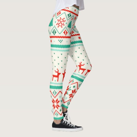 Kerst- en rendieren en -Leggings Leggings (Rechts)