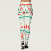 Kerst- en rendieren en -Leggings Leggings (Achterkant)