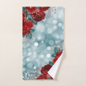 Kerst- en Snowflakes voor handdoeken (Handdoek)