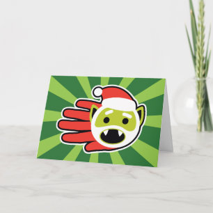 Kerst en vakantie Vampire Santa Feestdagen Kaart