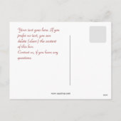  kerst en vrede feestdagenkaart (Achterkant)