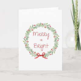 Kerst- en vrolijke vakantiekussen kaart