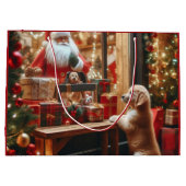 Kerst en wensen groot cadeauzakje (Achterkant)