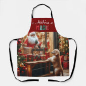 Kerst en wensen schort (Voorkant)